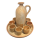 Stoneware liqueur service