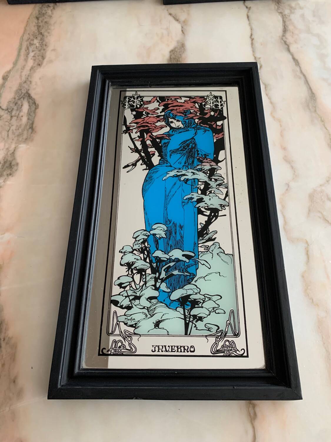 Alphonse Mucha mirrors “The 4 seasons”