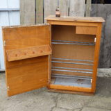 Old wardrobe of chemist