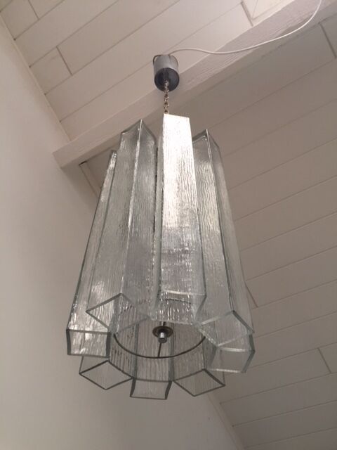 Suspension Doria in glass