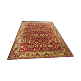 Grand tapis rouge et or, Persan Tabriz, 200 x 285 cm