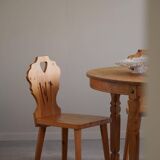 Set of 6 pine chairs