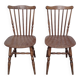 Paire de chaises Baumann modèle Tacoma