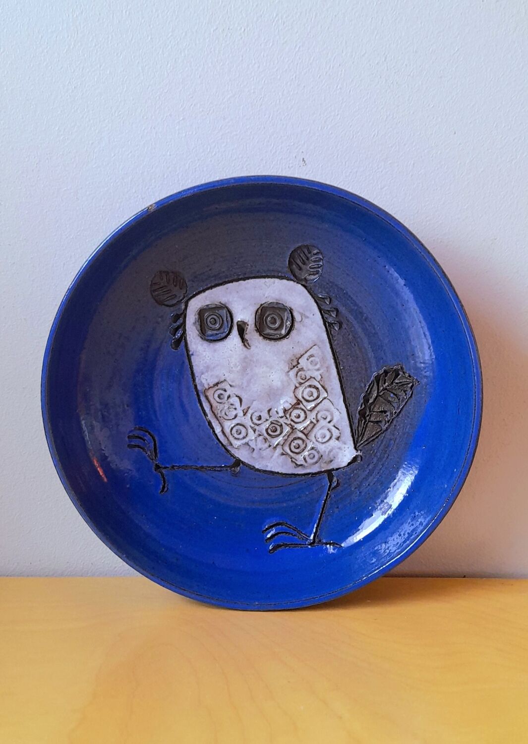 Empty owl ceramic pocket from Dour 60s