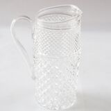Glass orange pitcher