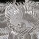 11 crystal champagne coupes - late 19th century