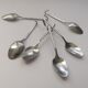 Set of 6 small spoons