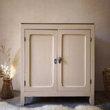 Buffet parisien ancien - bois & couleur lin