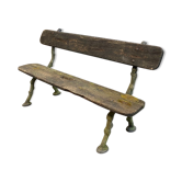 Banc de jardin superbe patine