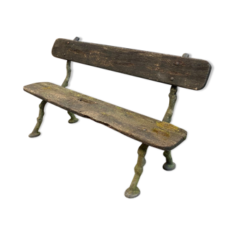 Old garden bench superb patina