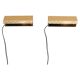 Vintage Brass Wall Sconces Örsjö, Mid-Century Modern Style, circa 1965