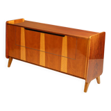 Vintage walnut sideboard, chest of drawers by František Jirák, 1970s, Czechoslovakia