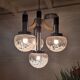 Large Italian Mid Century  Chandelier Pendant Murano Glass