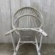Fauteuil en rotin vintage