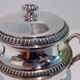 Sugar decoration silver metal shell