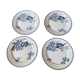 Flat plates Sarreguemines Terre de Fer model Blue Favorite