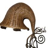 rattan table lamp