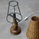 Vintage Italian Wicker Table Lamp