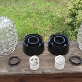 Chiseled glass ceiling light by RZB Leuchten