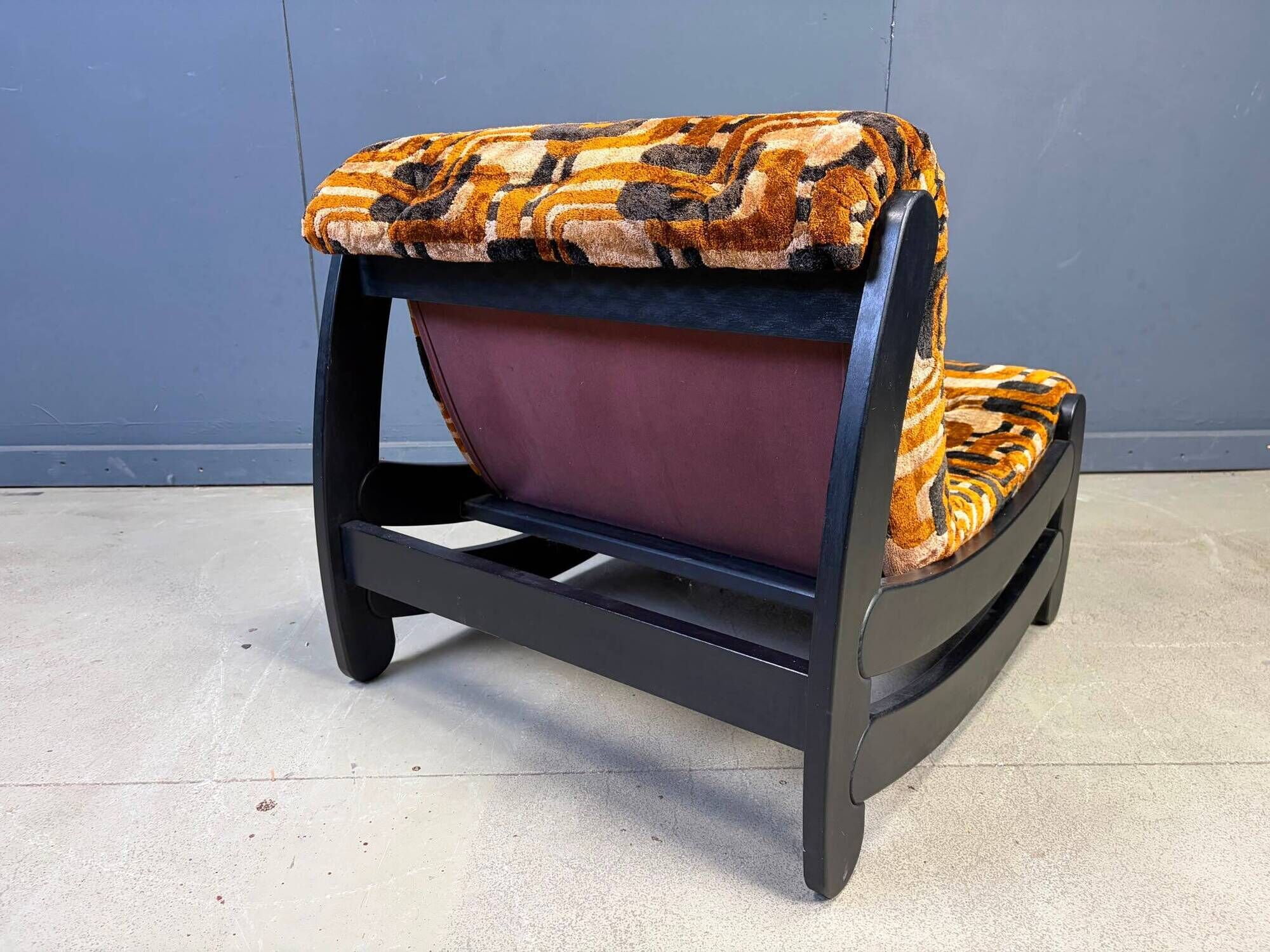 Seventies brutalist lounge chair, 1970s