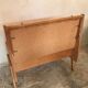 Bench bench-chest vintage 1960-1980's in blond beech and red skaï
