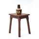 Tabouret bois vintage, tabouret d'appoint, table basse, porte-plante