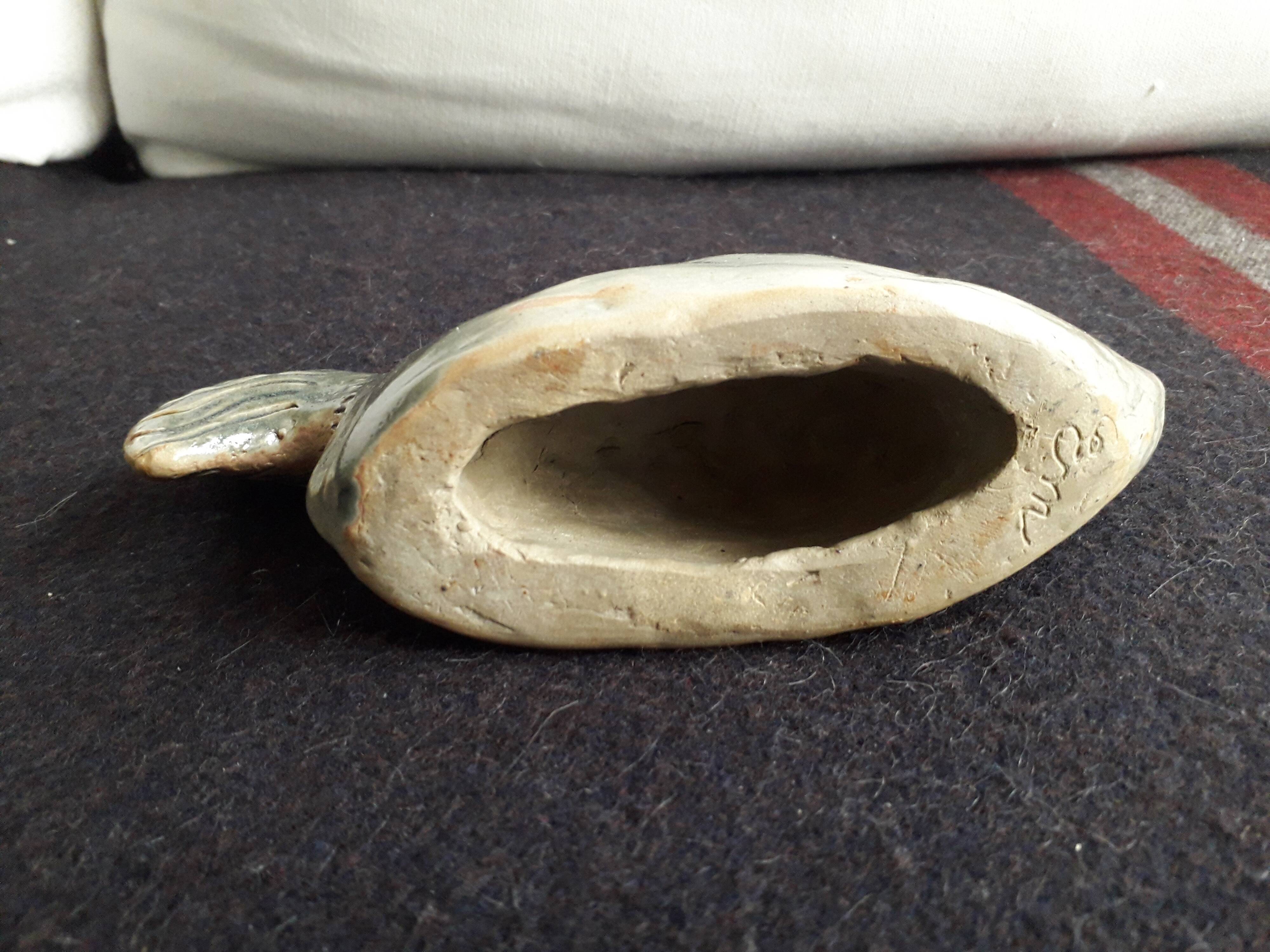 A very original ceramic fish