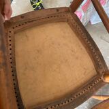 Engraved bistro chair
