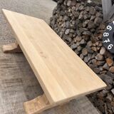 Renovated solid oak monastery table