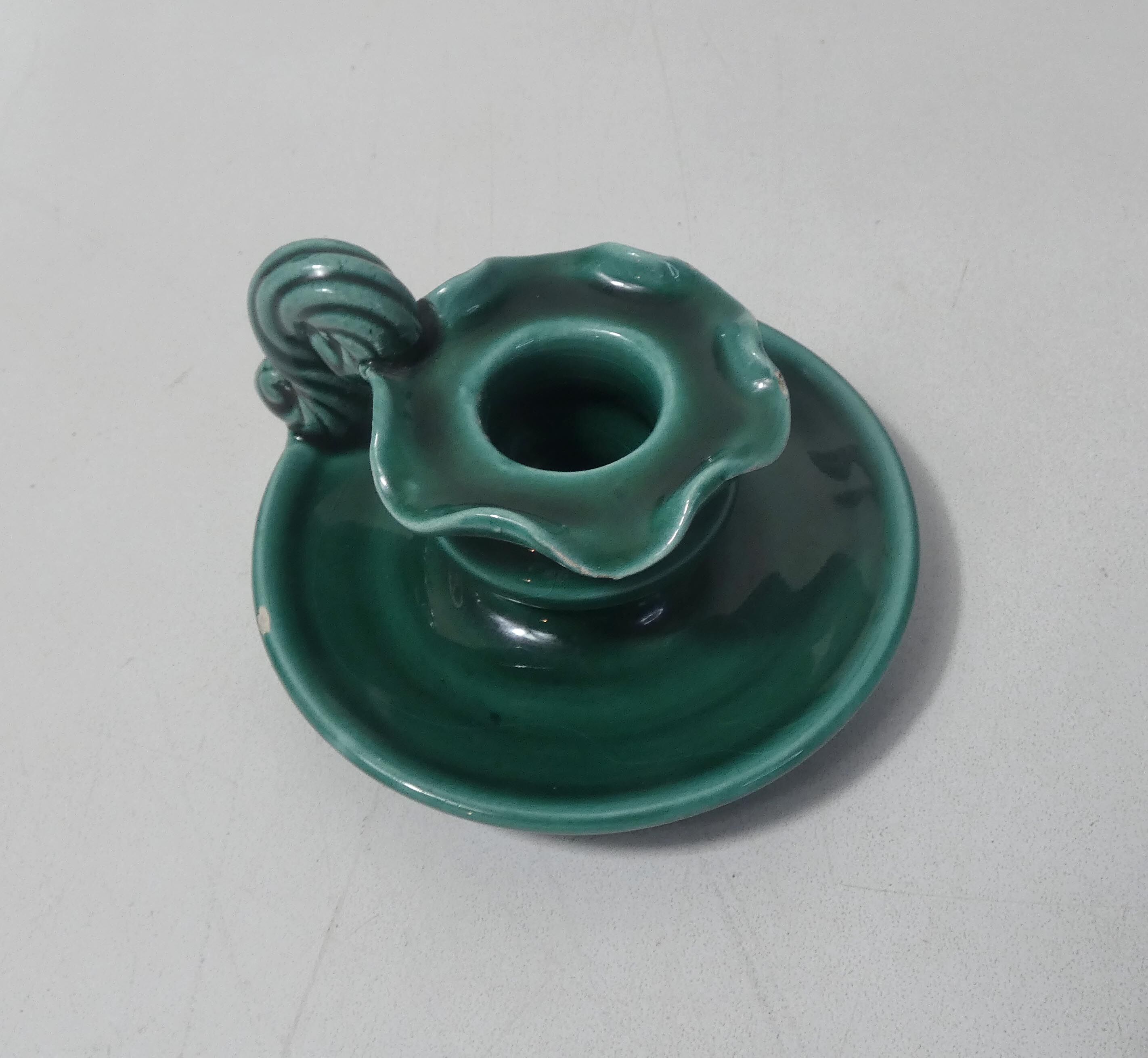 Vallauris faience candle holder