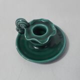 Vallauris faience candle holder