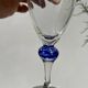 5 flûtes Luminarc en verre bleu