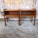 Pair of bedside table scandinavian vintage wood