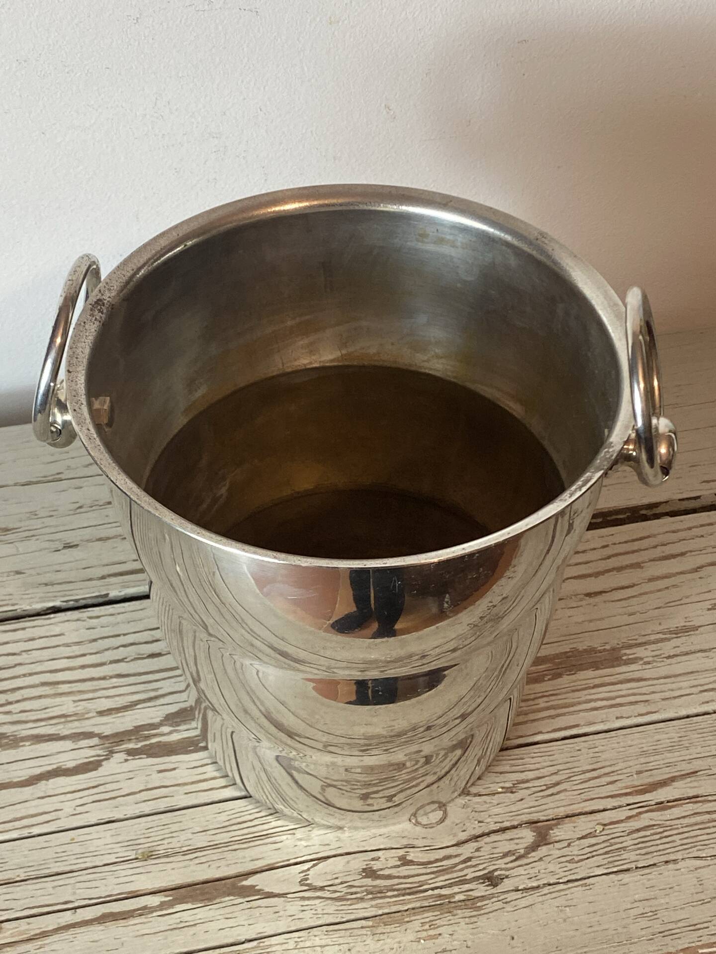 Silver-plated champagne bucket