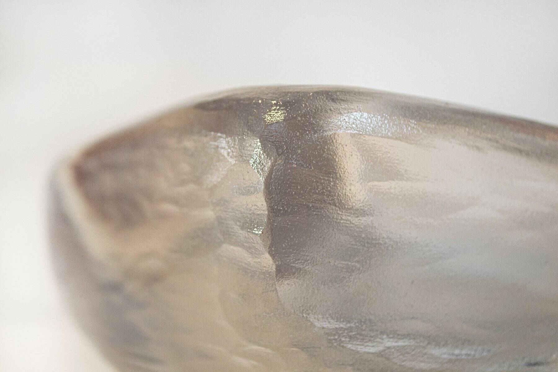 Transparent glass centrepiece by Orrefors, Sweden, 1960s.