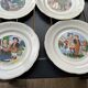 11 assiettes à dessert sarreguemines vintage
