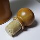 Ceramic bottle / jug / carafe in vintage stoneware style from the 60s-70s.