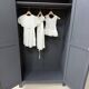 Large black Parisian wardrobe