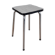 White marbled formica stool 70s