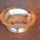 Silver-plated metal butter dish Coquillor