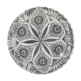 Ashtray or pocket tray in Bohemian crystal made in Poland