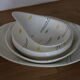Set of Salins earthenware dishes