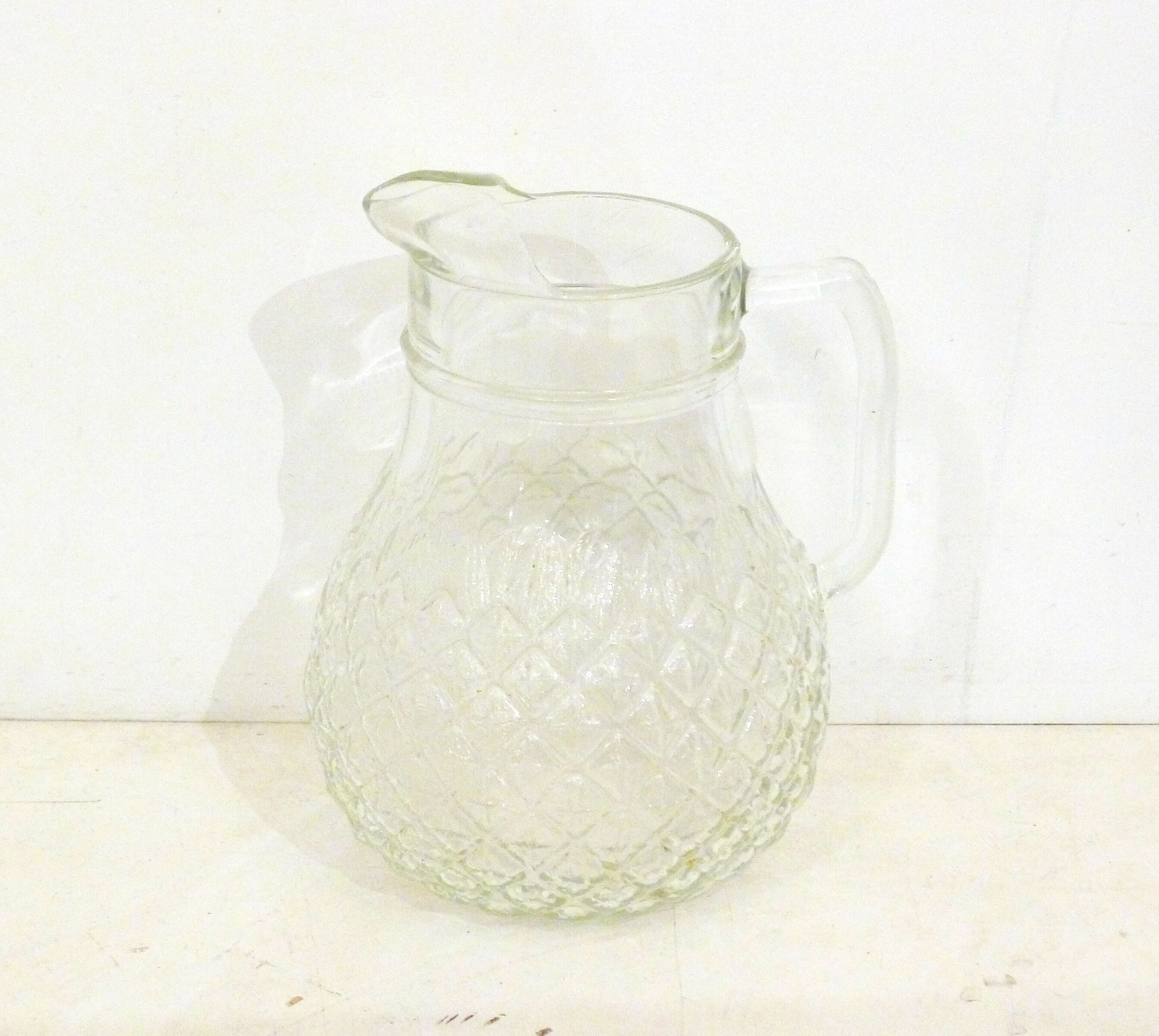 Pineapple pitcher in glass