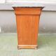 Antique Louis Philippe bedside table in wood and marble.