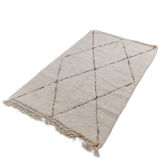 Berber carpet colored diamonds 145x245 cm