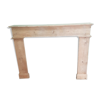 Pine fireplace