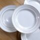 4 vintage flat plates porcelain from St Amand 191103
