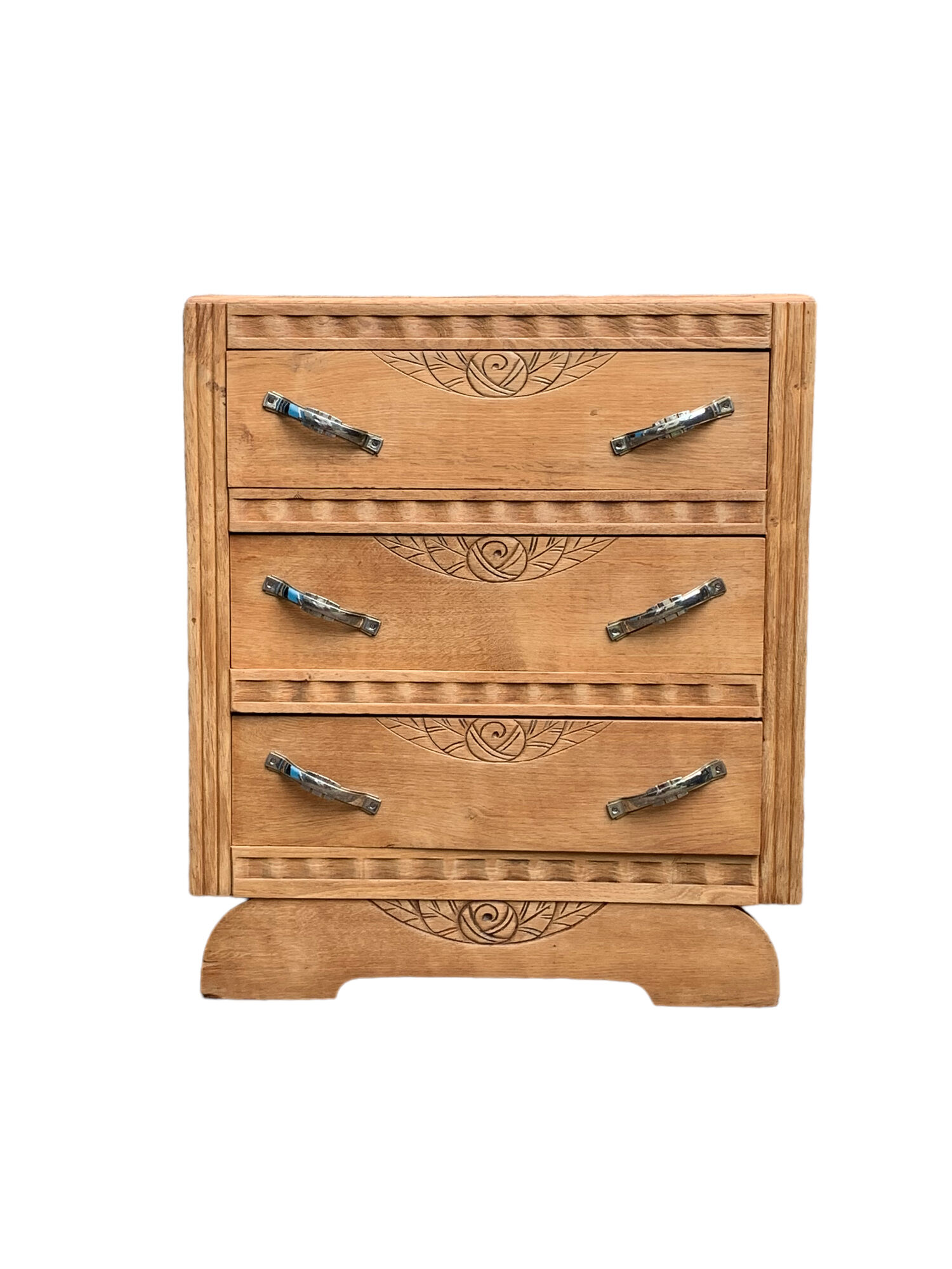 Commode art déco 1930 en bois brut