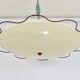 Large flush mount indirect light ceiling fixture from the Filmcasino in Vienna, 1950s.