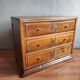 Commode Art Déco en noyer massif – années 1920-30 – grande taille